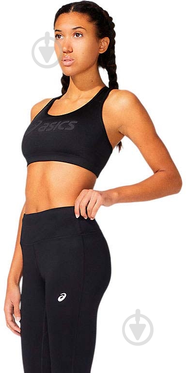 Бра Asics ASICS LOGO BRA 2012B882-001 р.S черный - фото 3