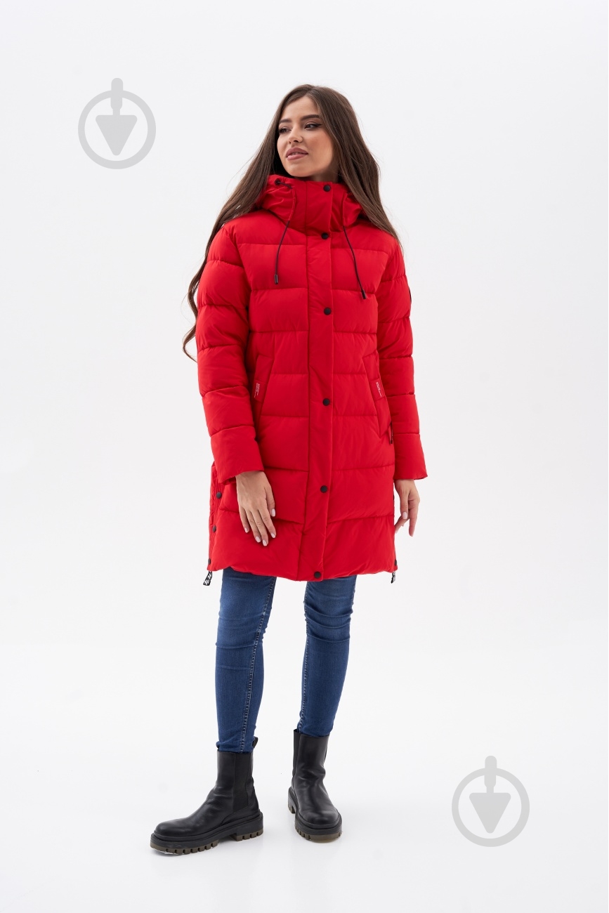 Куртка женское зимнее Avecs AV-70460/4 р.3XL красное - фото 2 Куртка женское зимнее Avecs AV-70460/4 р.3XL красное - фото 2