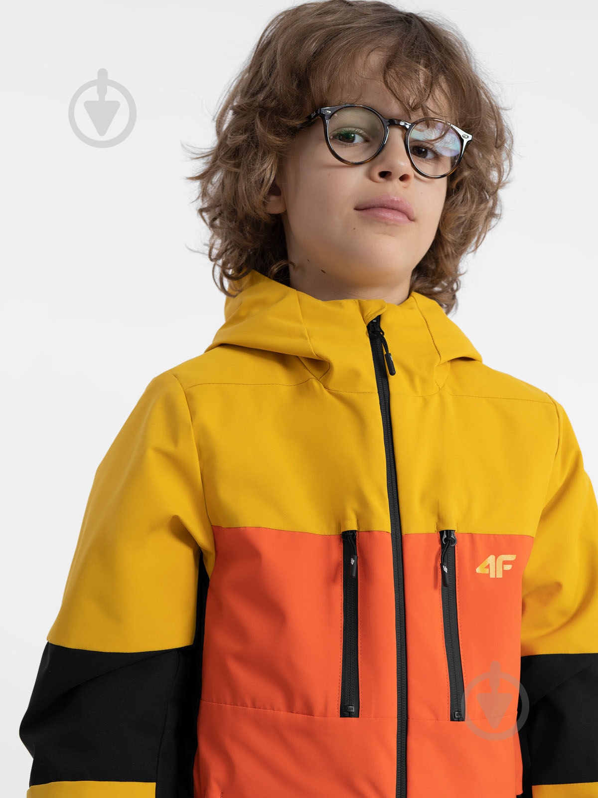Куртка для мальчиков 4F TECHNICAL JACKET M301 4FJAW23TTJAM301-71S желтая - фото 2 Куртка для мальчиков 4F TECHNICAL JACKET M301 4FJAW23TTJAM301-71S желтая - фото 2