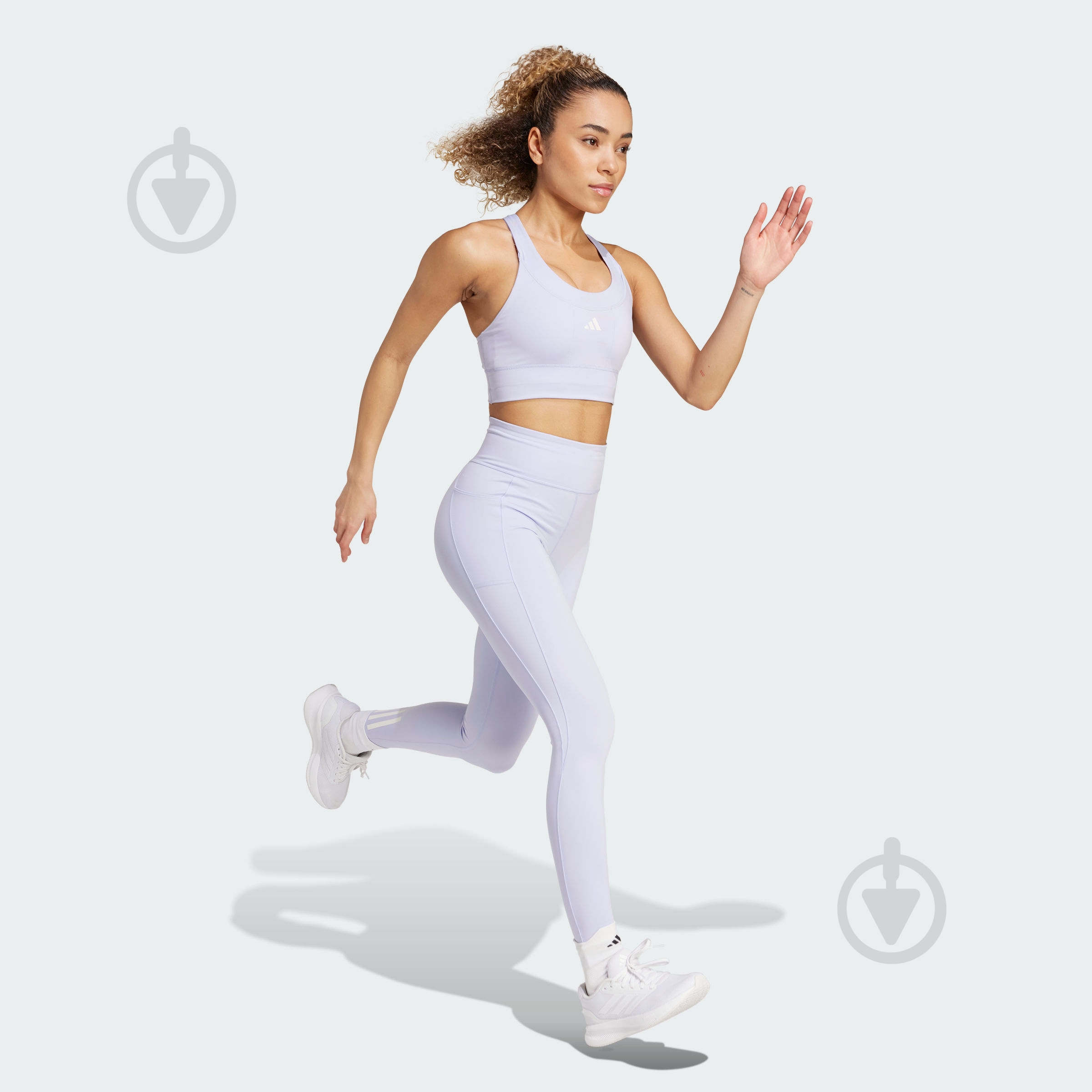 Бра Adidas RUN PKT MS BRA JI5991 р.XS-A/B фиолетовый - фото 5