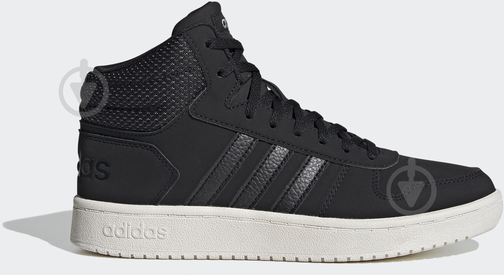 Кроссовки женские Adidas HOOPS 2.0 MID EG7734 р.36 2/3 черные - фото 1