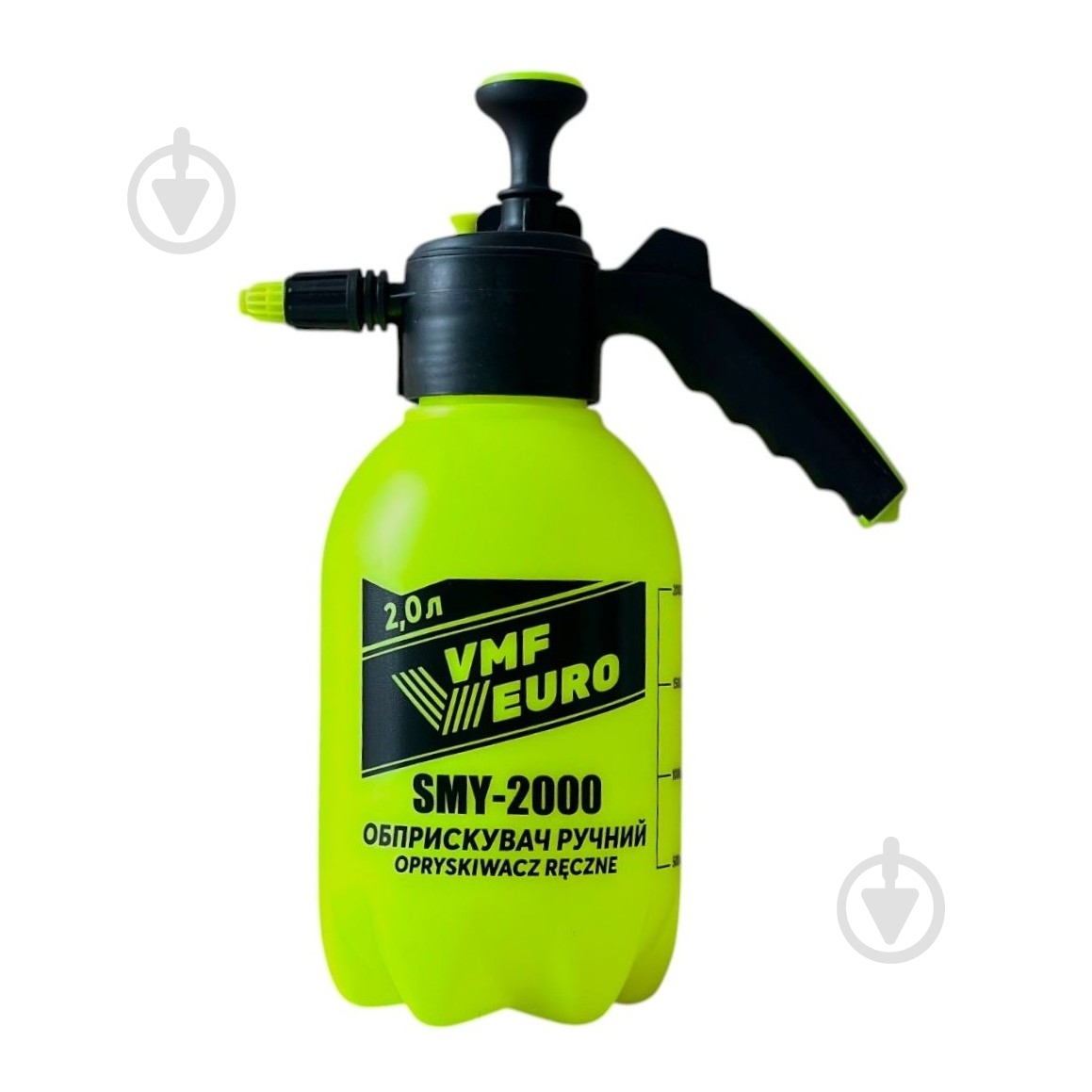 ᐉ Обприскувач ручний VMF EURO SMY-2000 жовто-зелений (101425) 2 л