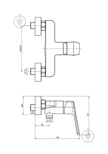 Змішувач для душу TOPAZ TL 21701-H57-0 - фото 6 Змішувач для душу TOPAZ TL 21701-H57-0 - фото 6