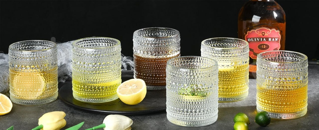 Склянка низька Fiora Bubble Clear 330 мл 1 шт. - фото 10