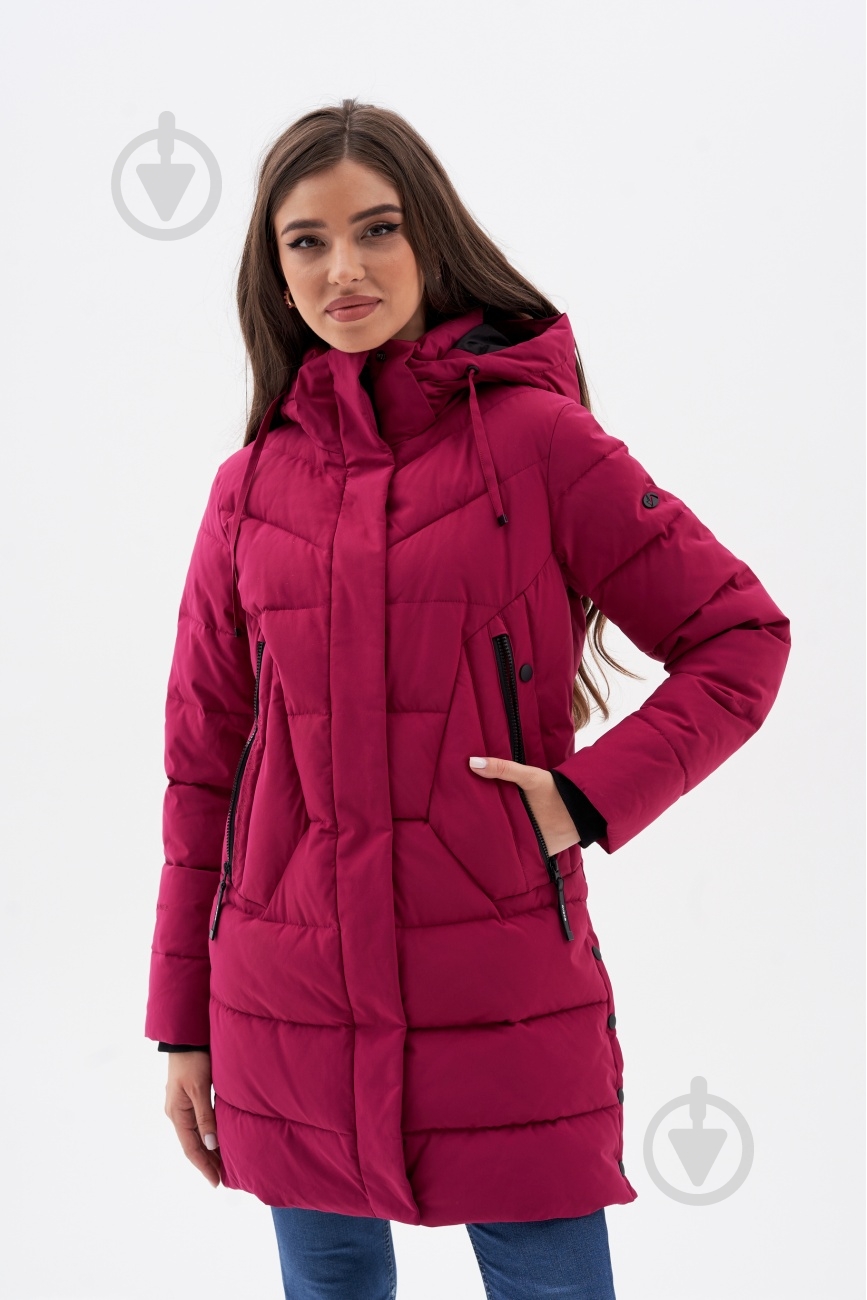 Куртка женское зимнее Avecs AV-70462/37 р.3XL красное - фото 4