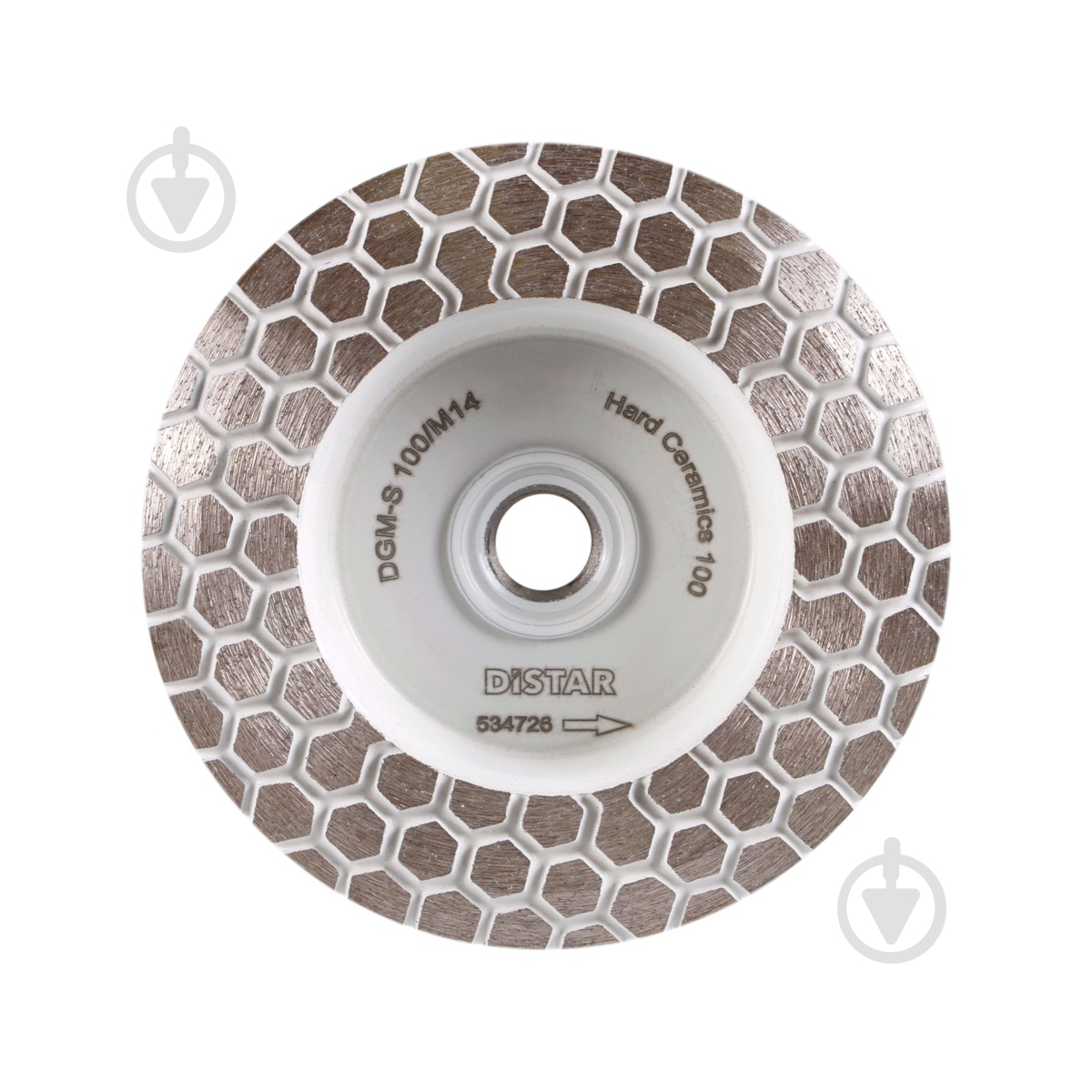 Фреза Distar алмазная DGM-S 100/M14 Hard Ceramics 60/70 17483524005 - фото 1