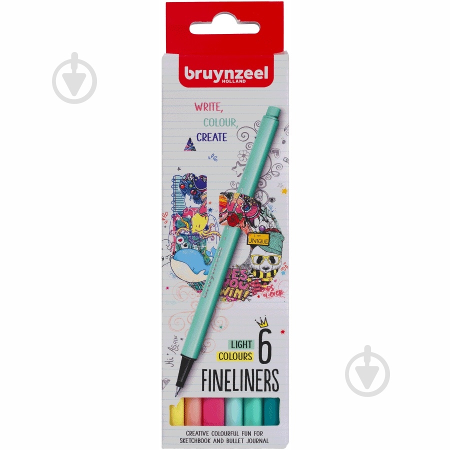 Набор линеров Bruynzeel Light 6 цветов - фото 1