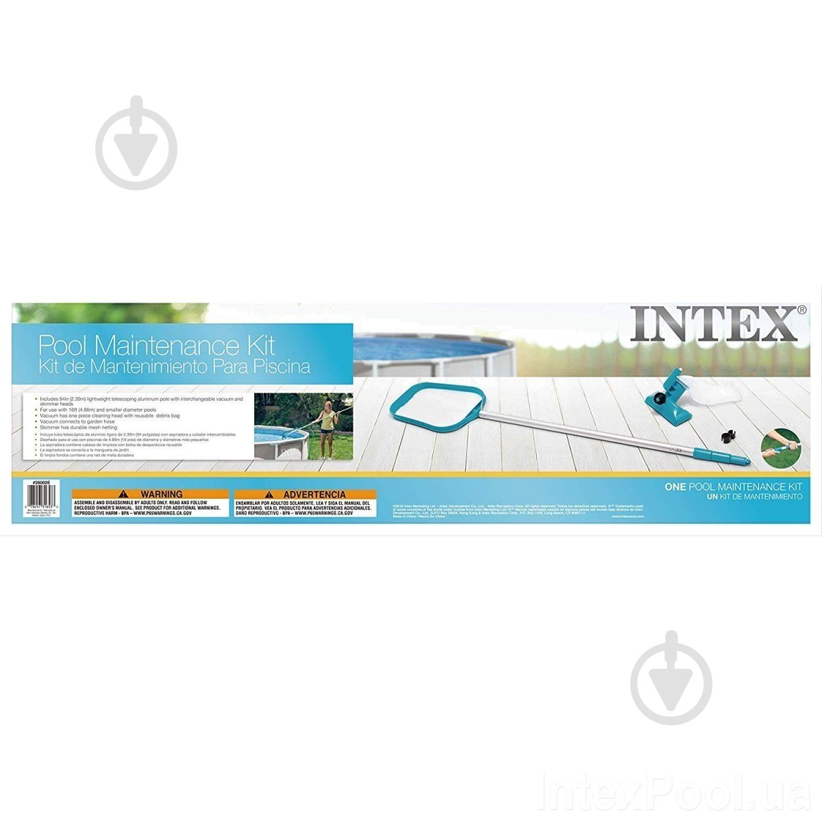 Набір для чистки басейну Intex арт. 28002 (ручка 239 см) - фото 7