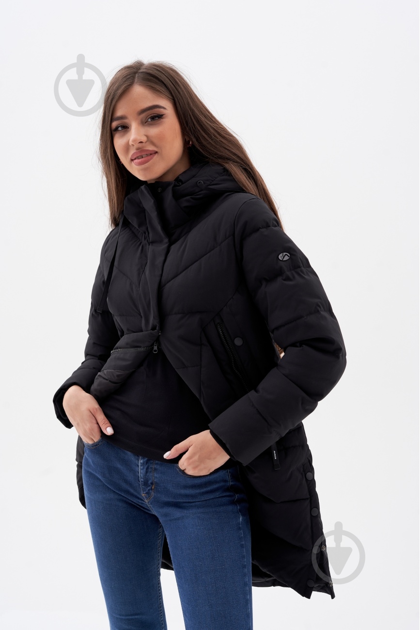 Куртка женское зимнее Avecs AV-70462/1 р.2XL черное - фото 2