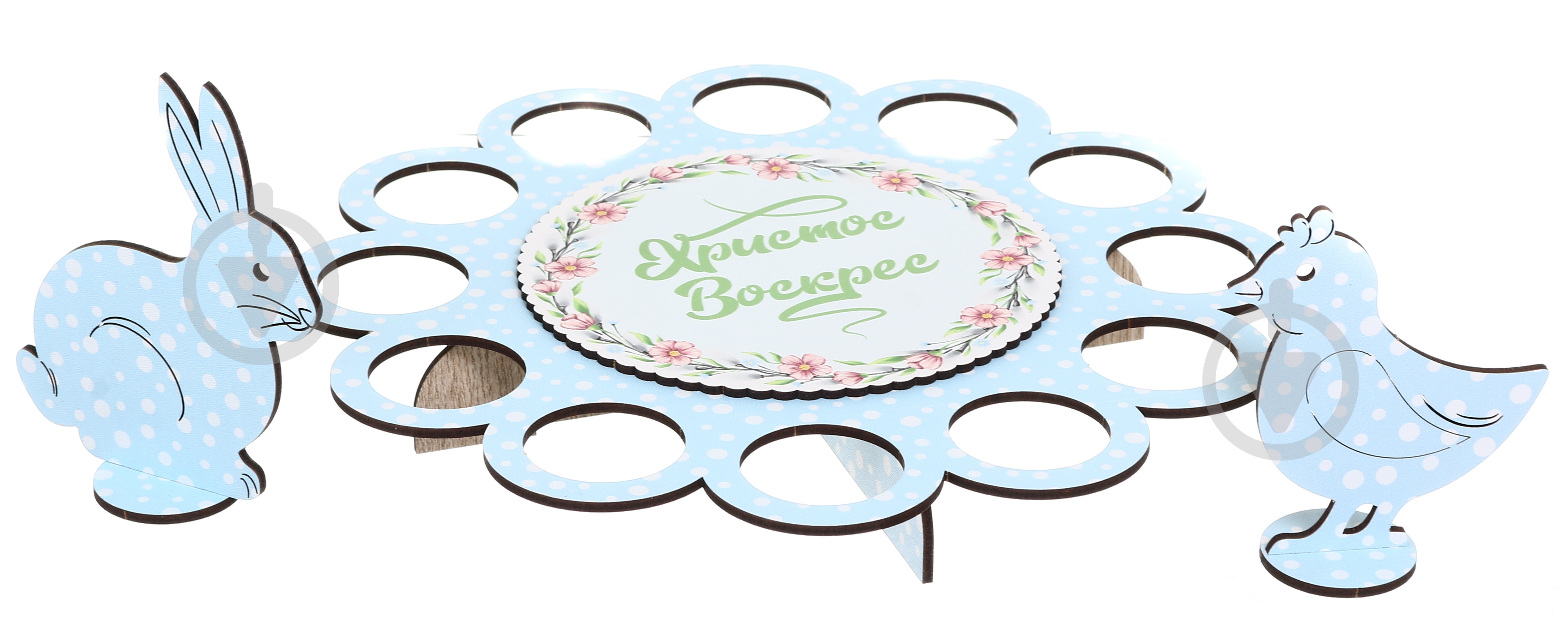 Подставка под пасху и пасхальные яйца 27х27 см - фото 1