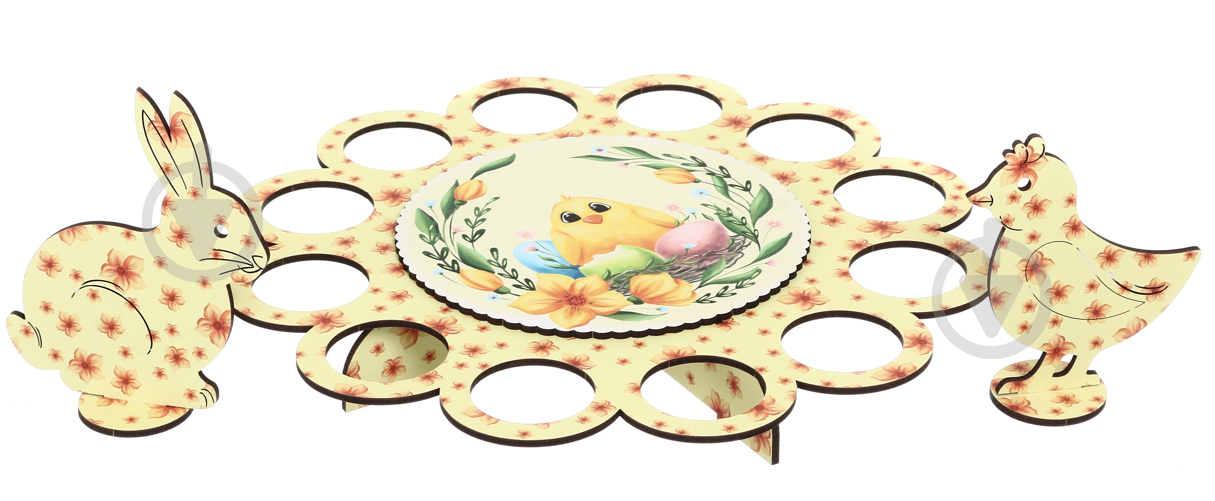 Подставка под пасху и пасхальные яйца 27х27 см - фото 2