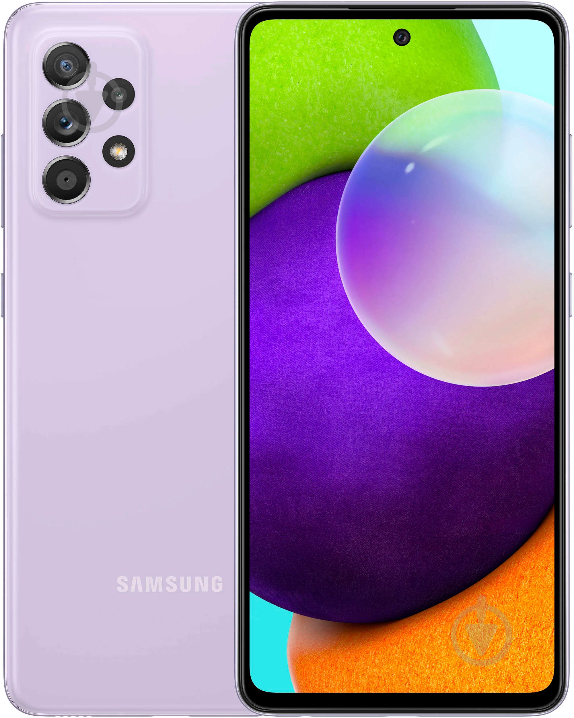 スマートフォン本体 8922 Samsung Galaxy A52 ᐉ Смартфон Samsung Galaxy A52 4/128GB violet (SM-A525FLVDSEK