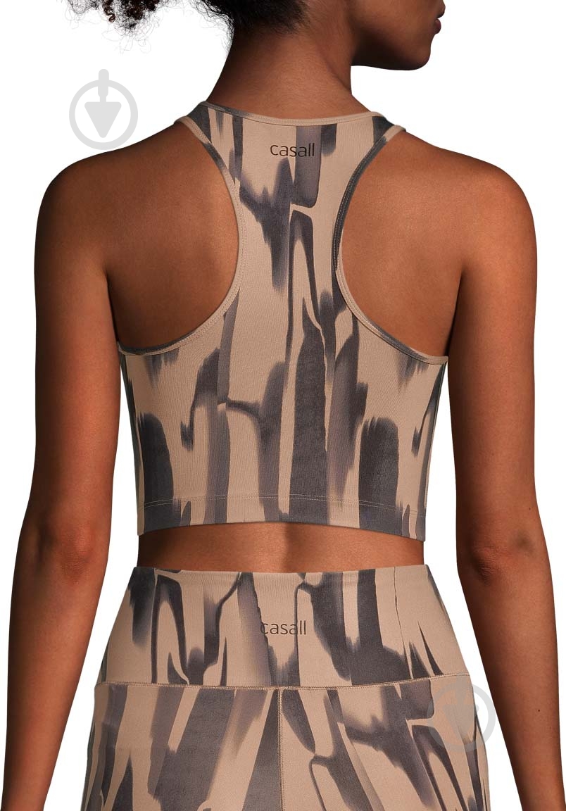 Бра Casall Crop Square Neck Sports Top 22112-315 р.40 коричневий - фото 2 Бра Casall Crop Square Neck Sports Top 22112-315 р.40 коричневий - фото 2