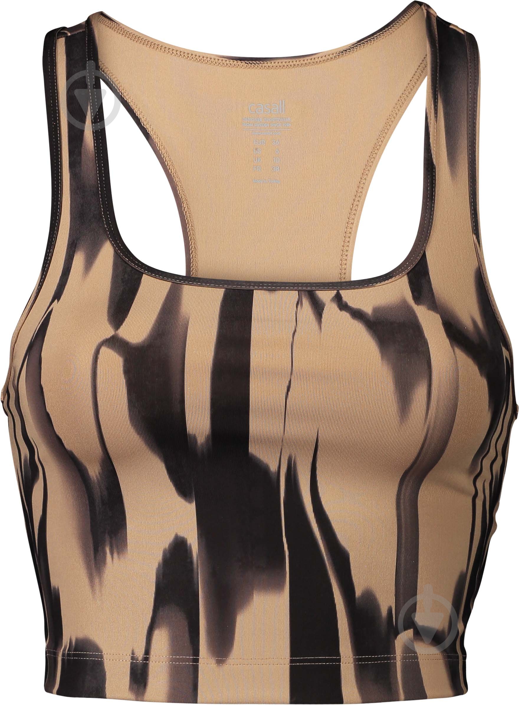 Бра Casall Crop Square Neck Sports Top 22112-315 р.40 коричневий - фото 3 Бра Casall Crop Square Neck Sports Top 22112-315 р.40 коричневий - фото 3