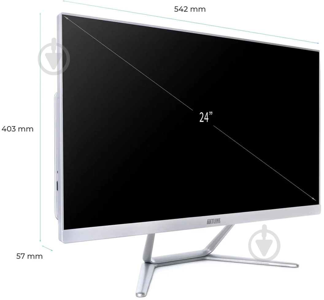 Моноблок Artline Home G43 23,8 (G43v37w) white - фото 9