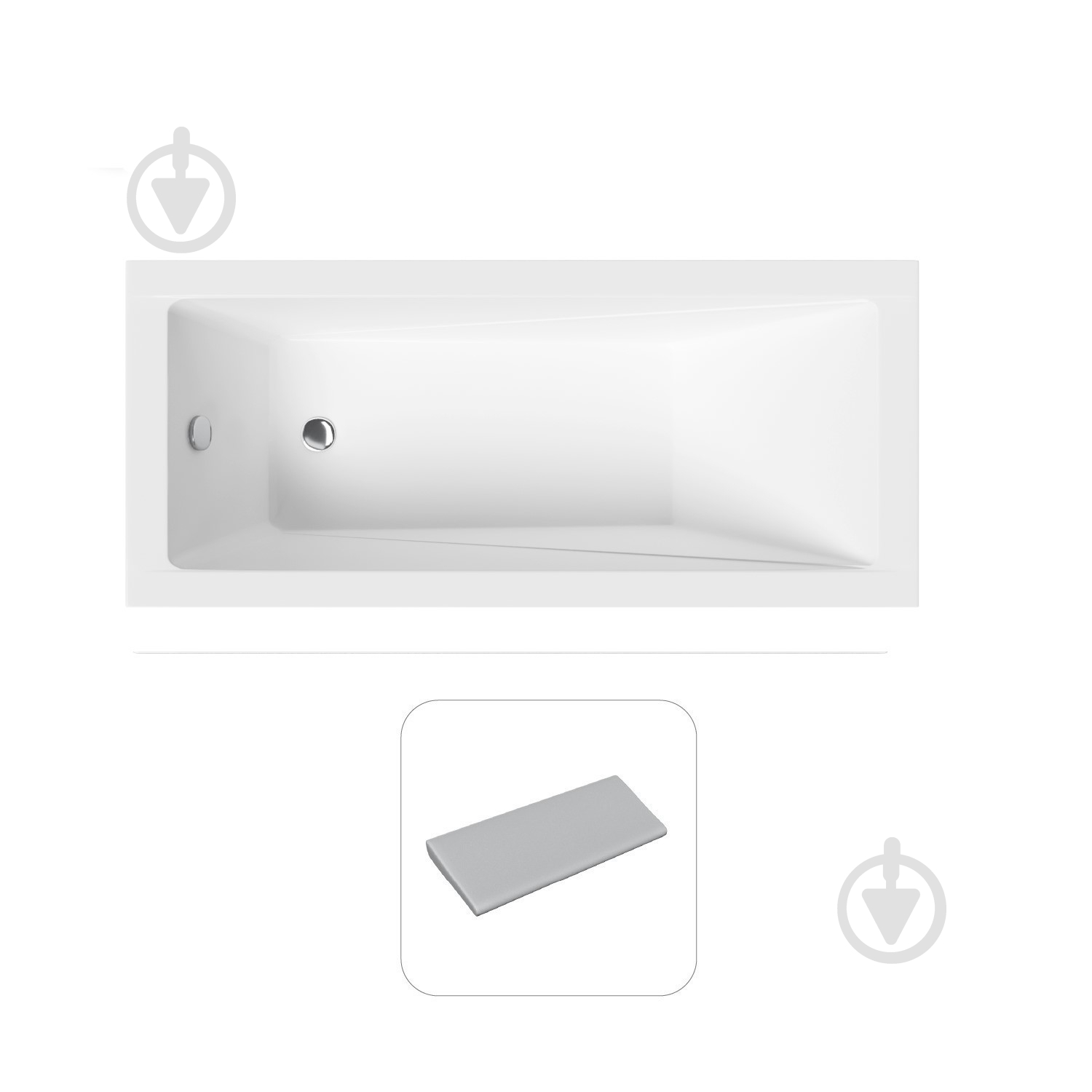 Ванна акрилова Helmken Rivana S950F64861 169,5х70 см комплект 2 в 1 - фото 11 Ванна акрилова Helmken Rivana S950F64861 169,5х70 см комплект 2 в 1 - фото 11