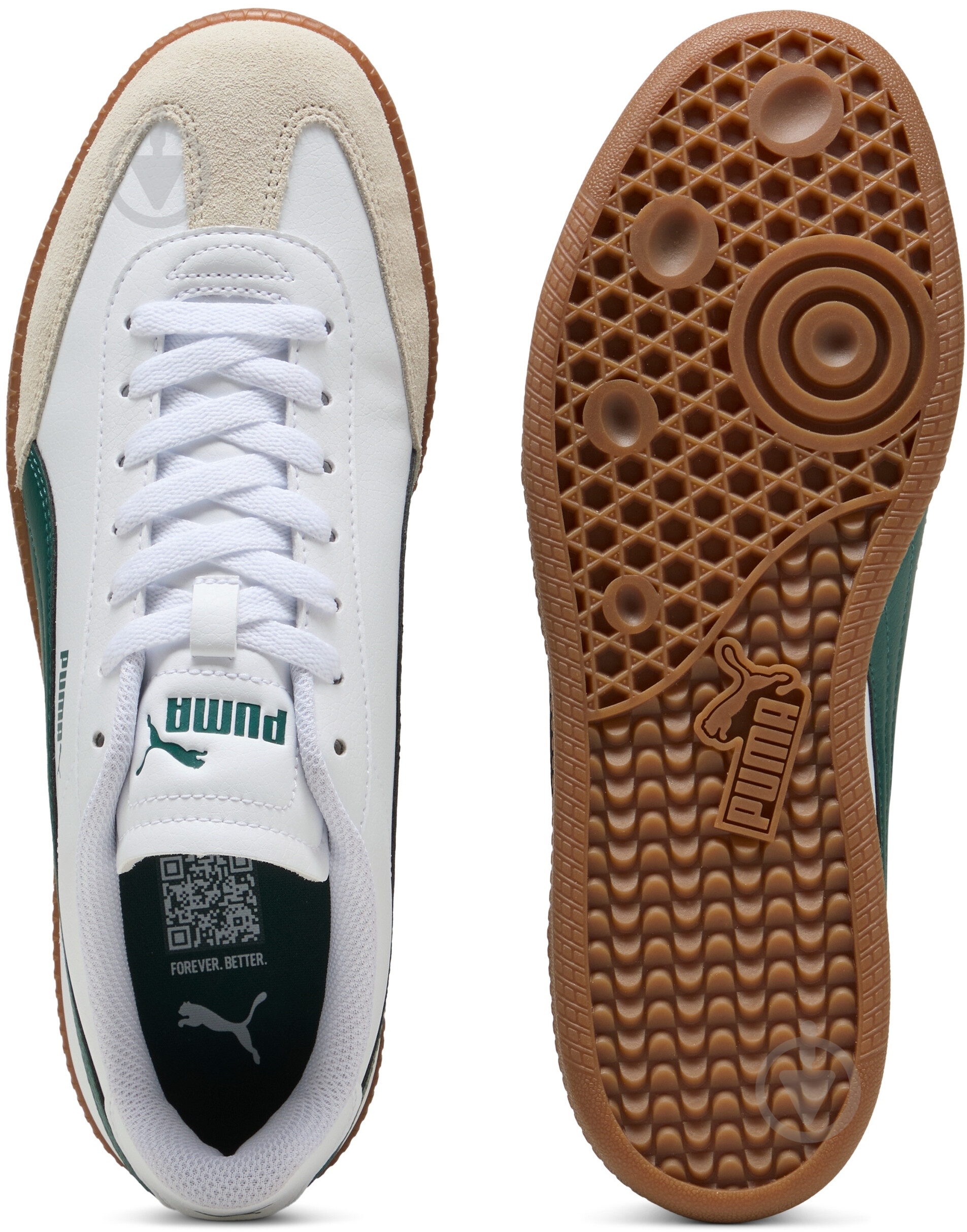 Кроссовки мужские демисезонные 9-T 39817414 р.41 белые с зеленым - фото 6 Кроссовки мужские демисезонные 9-T 39817414 р.41 белые с зеленым - фото 6