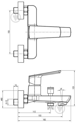 Смеситель TOPAZ 21101-H57-W - фото 5 Смеситель TOPAZ 21101-H57-W - фото 5