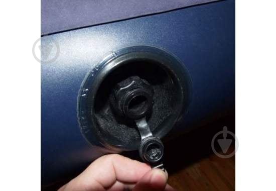 Кровать надувная Intex 203х152 см синий - фото 6