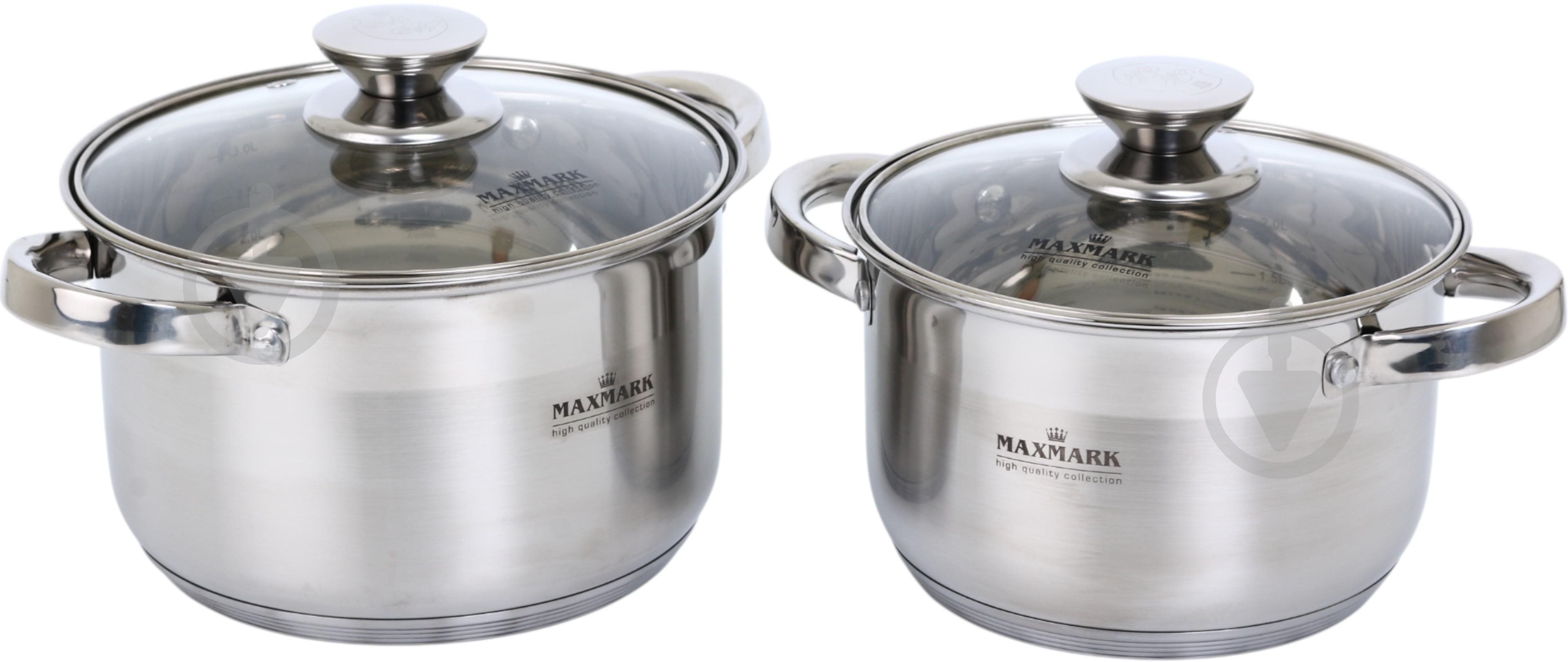 Набір каструль Maxmark MK-3704A - фото 1