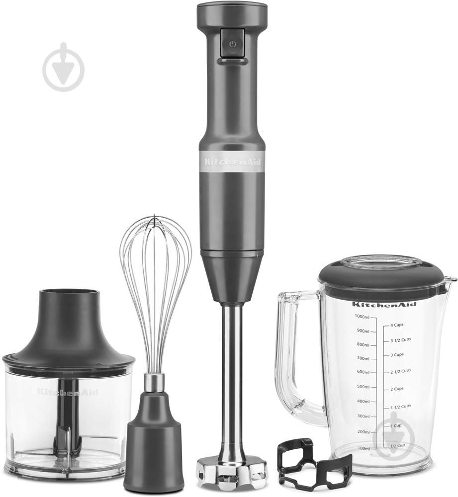 Блендер заглибний KitchenAid 5KHBV83EDG сіре вугілля - фото 1