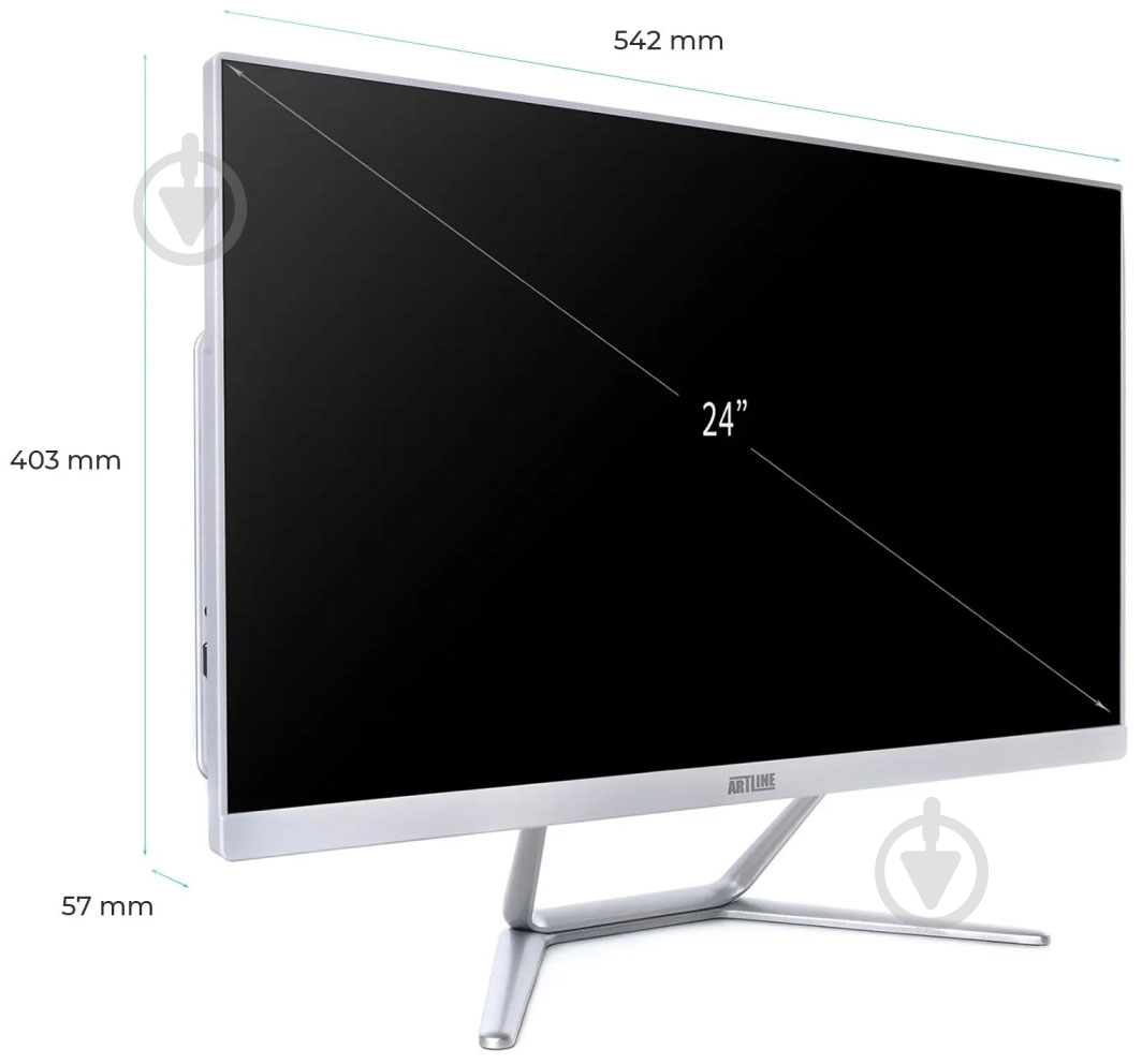 Моноблок Artline Home G43 23,8 (G43v34Winw) white - фото 9