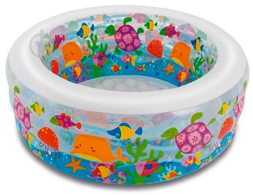 Бассейн Intex 58480 детский, аквариум, 152-56 см. - фото 1