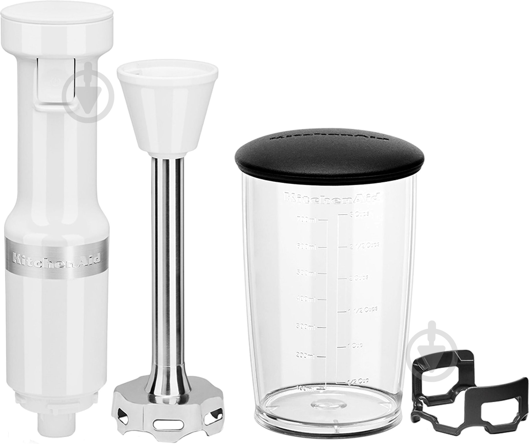 Блендер заглибний KitchenAid Classic 5KHBV53EWH білий - фото 1