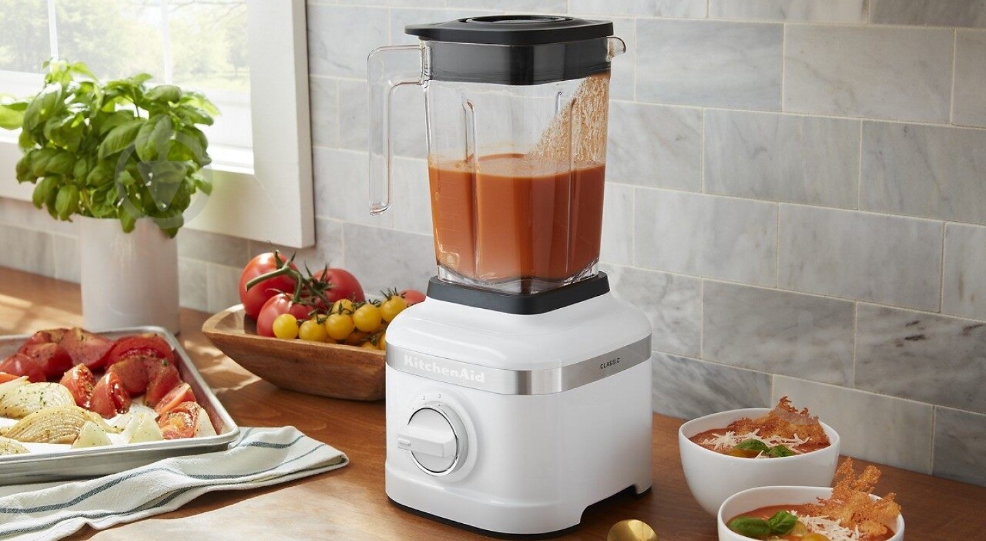 Блендер стационарный KitchenAid K130 Classic 5KSB1320EWH 1,4 л белый - фото 5