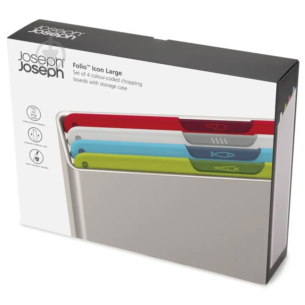 Набір дощок обробних Joseph Joseph з кейсом Folio 60219 - фото 3 Набір дощок обробних Joseph Joseph з кейсом Folio 60219 - фото 3