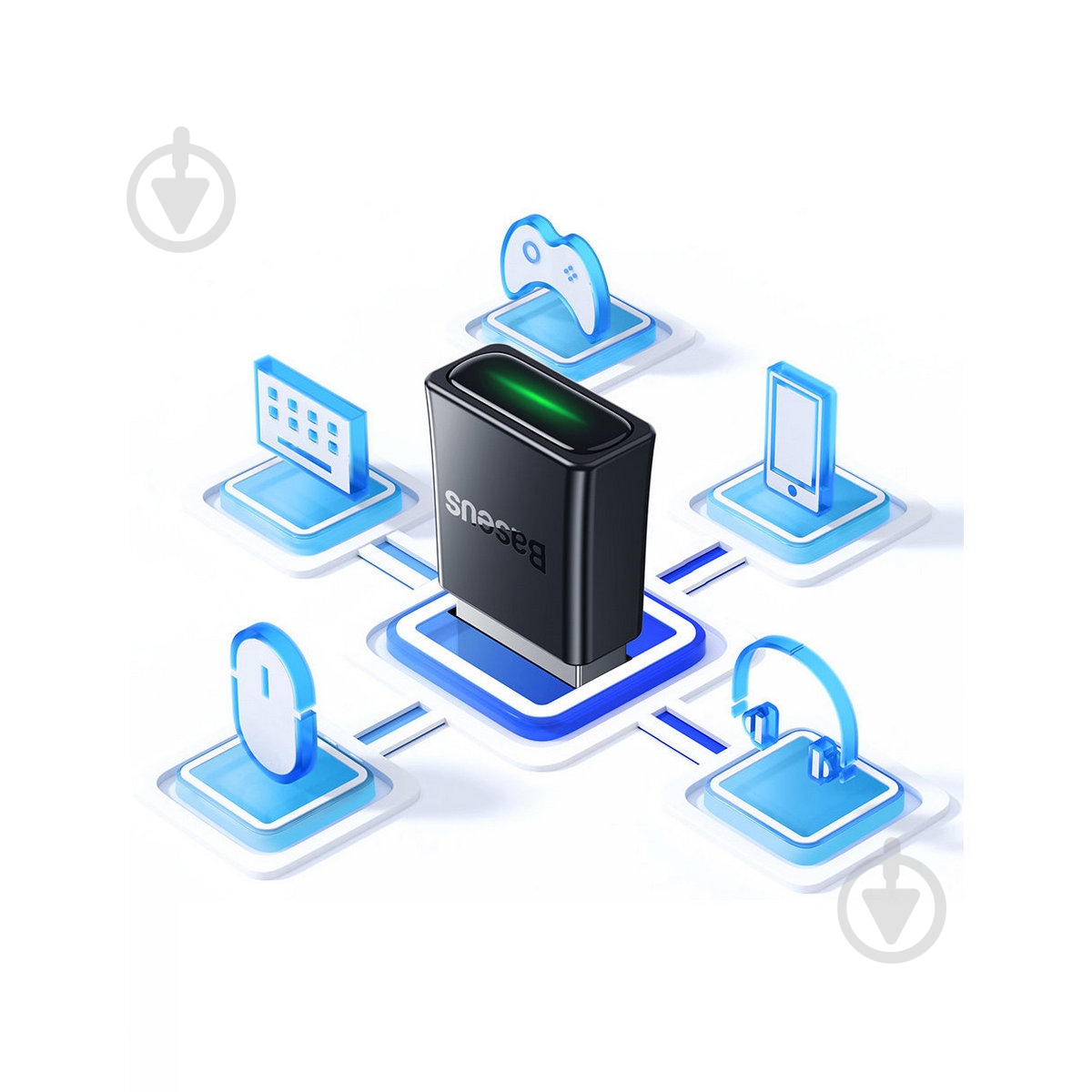 Адаптер BASEUS BA07 Wireless Adapter (ZJBA010001) black (ZJBA010001) - фото 10