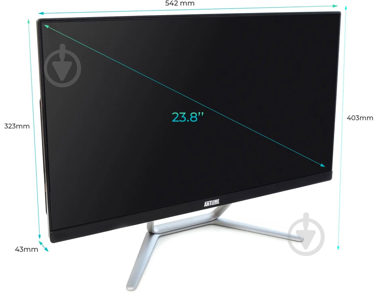 Моноблок Artline Home G43 23,8 (G43v40Win) black - фото 11