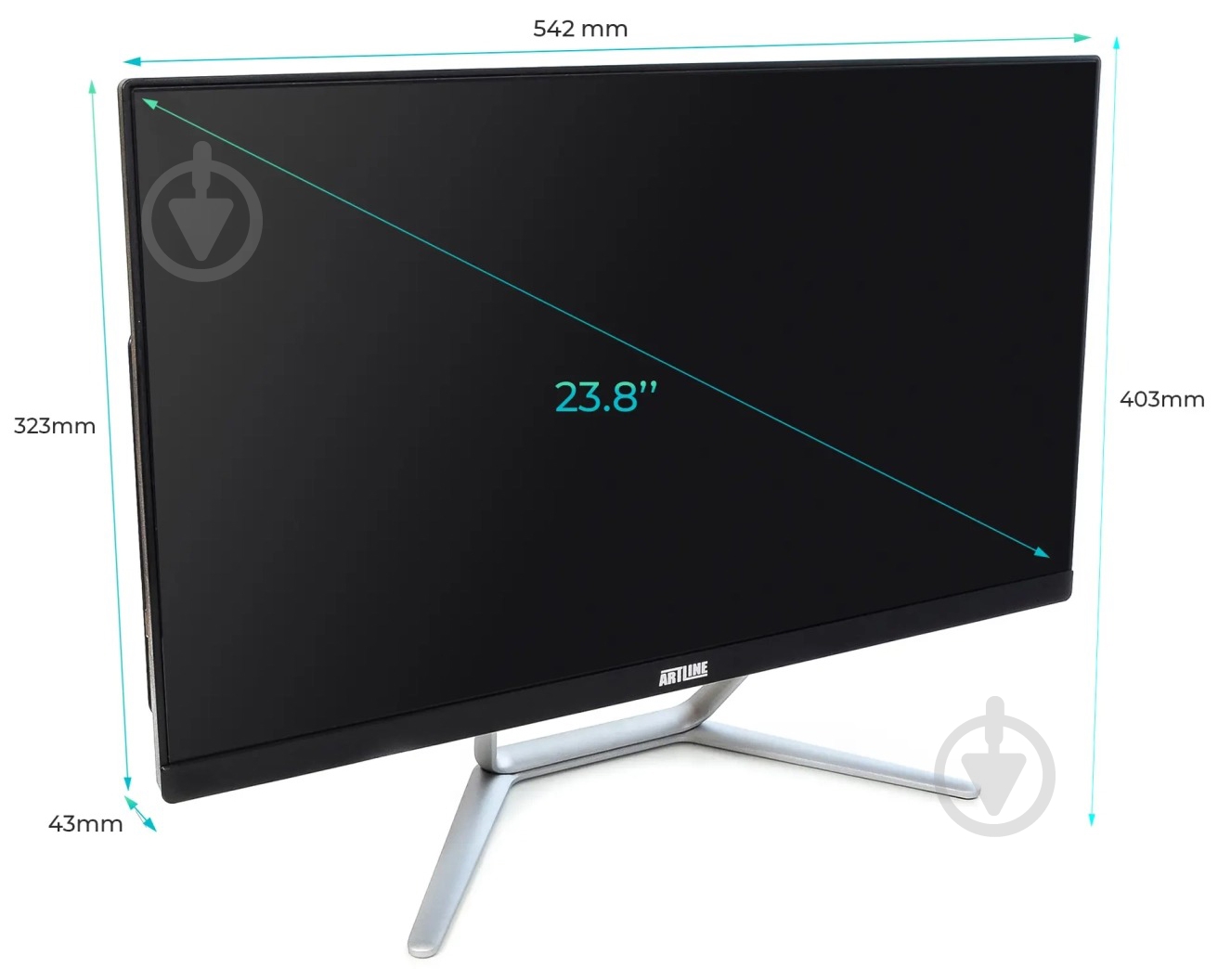 Моноблок Artline Home G43 23,8 (G43v41Win) black - фото 5