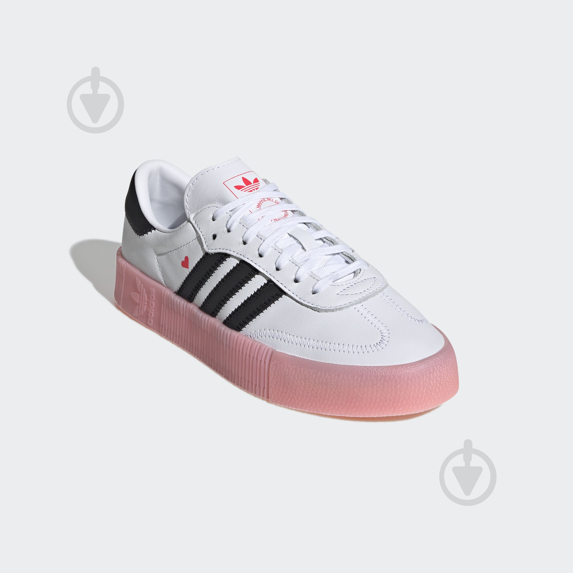 Кроссовки женские демисезонные Adidas SAMBAROSE W EF4965 р.40 2/3 белые - фото 4