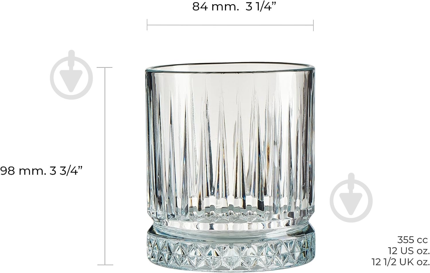 Склянка для віскі Pasabahce Elysia 355 мл 1 шт. - фото 2