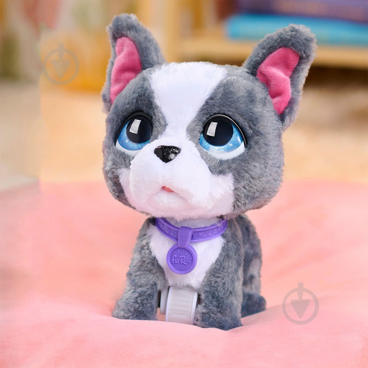 Игрушка интерактивная Just Play серии Walk-a-Lots Французский бульдог 28161 - фото 5