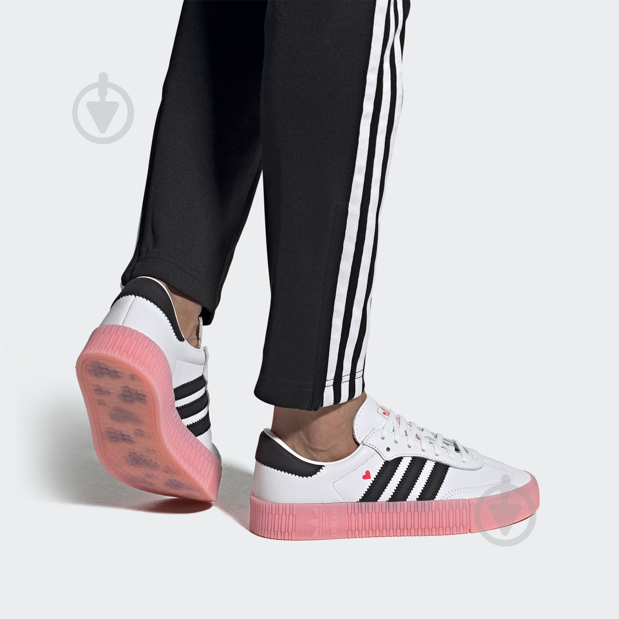 Кроссовки женские демисезонные Adidas SAMBAROSE W EF4965 р.42 белые - фото 10