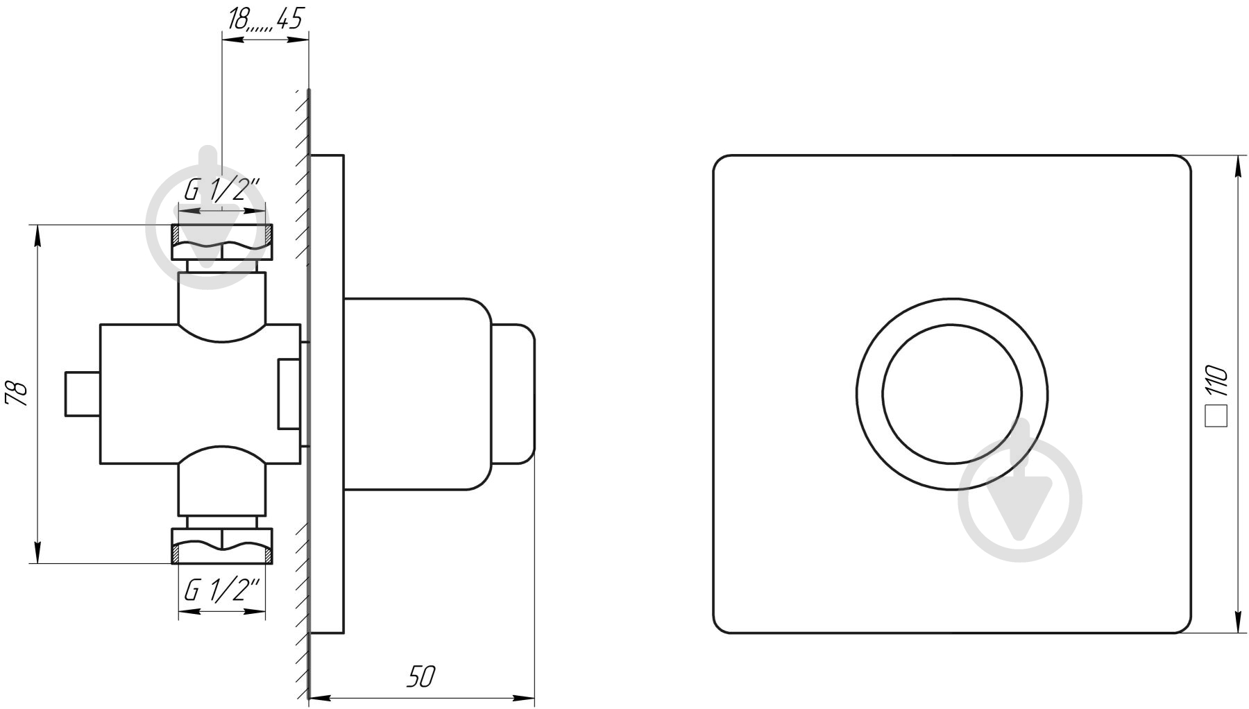 Кран для писсуара TREMOLADA - фото 4