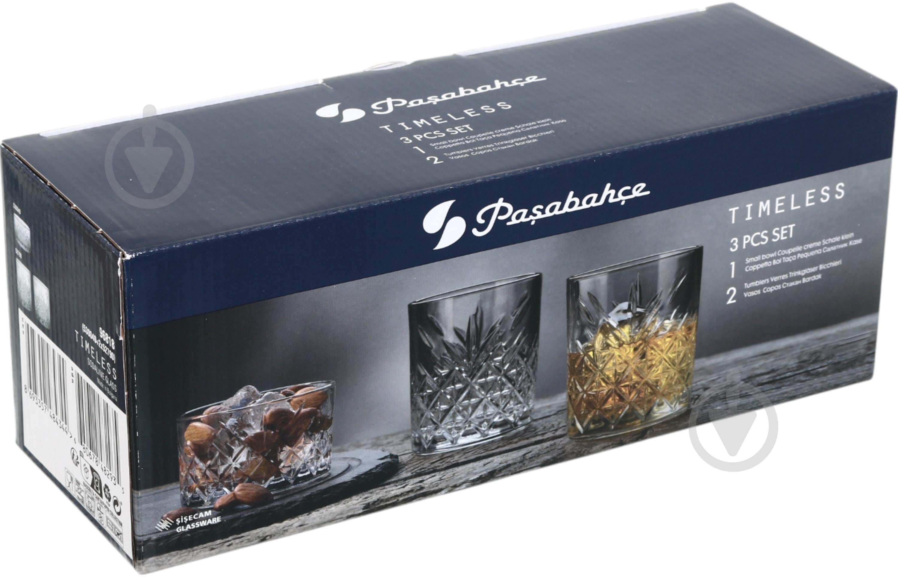 Набор для виски Pasabahce Timeless 3 предмета 345 мл - фото 8
