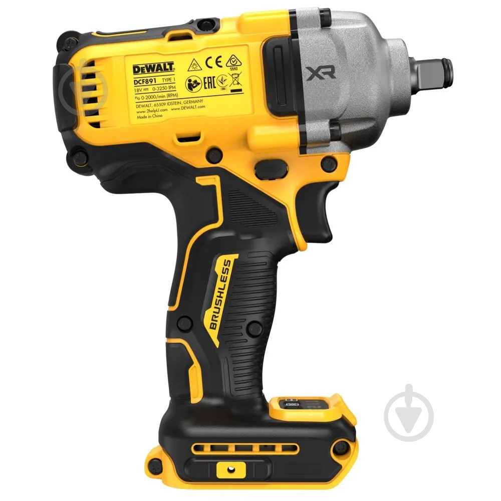 Гайковерт акумуляторний DeWalt 1084 Нм DCF891N - фото 3
