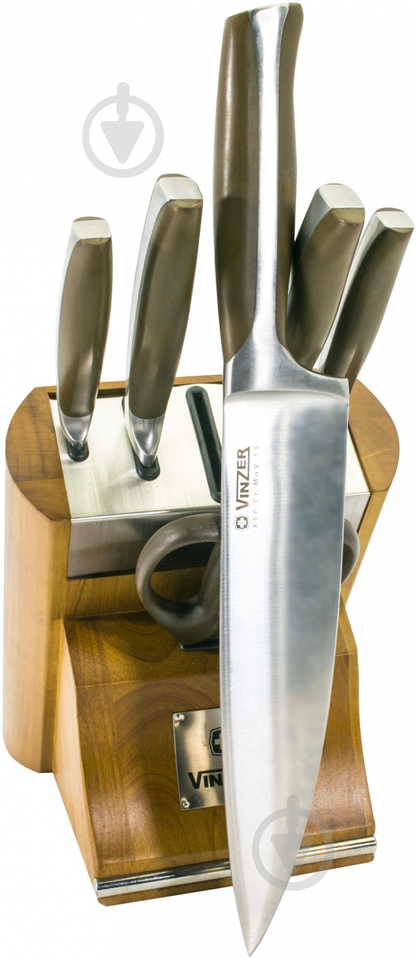 Набор ножей в колоде Vinzer Massive 7 предметов 89124 - фото 2 Набор ножей в колоде Vinzer Massive 7 предметов 89124 - фото 2
