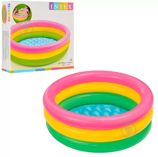 Бассейн Intex 58924 детский, 3 кольца, 86х25 см. - фото 2