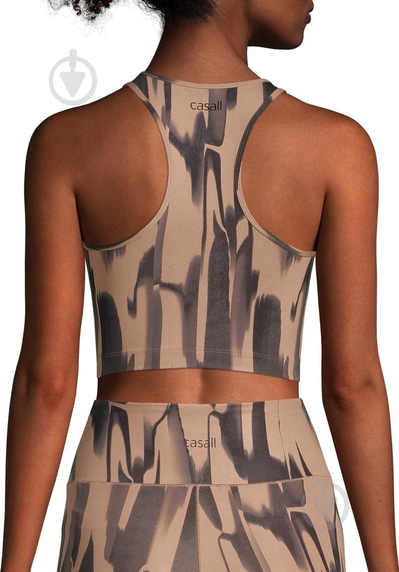 Бра Casall Crop Square Neck Sports Top 22112-315 р.42 коричневый - фото 2 Бра Casall Crop Square Neck Sports Top 22112-315 р.42 коричневый - фото 2