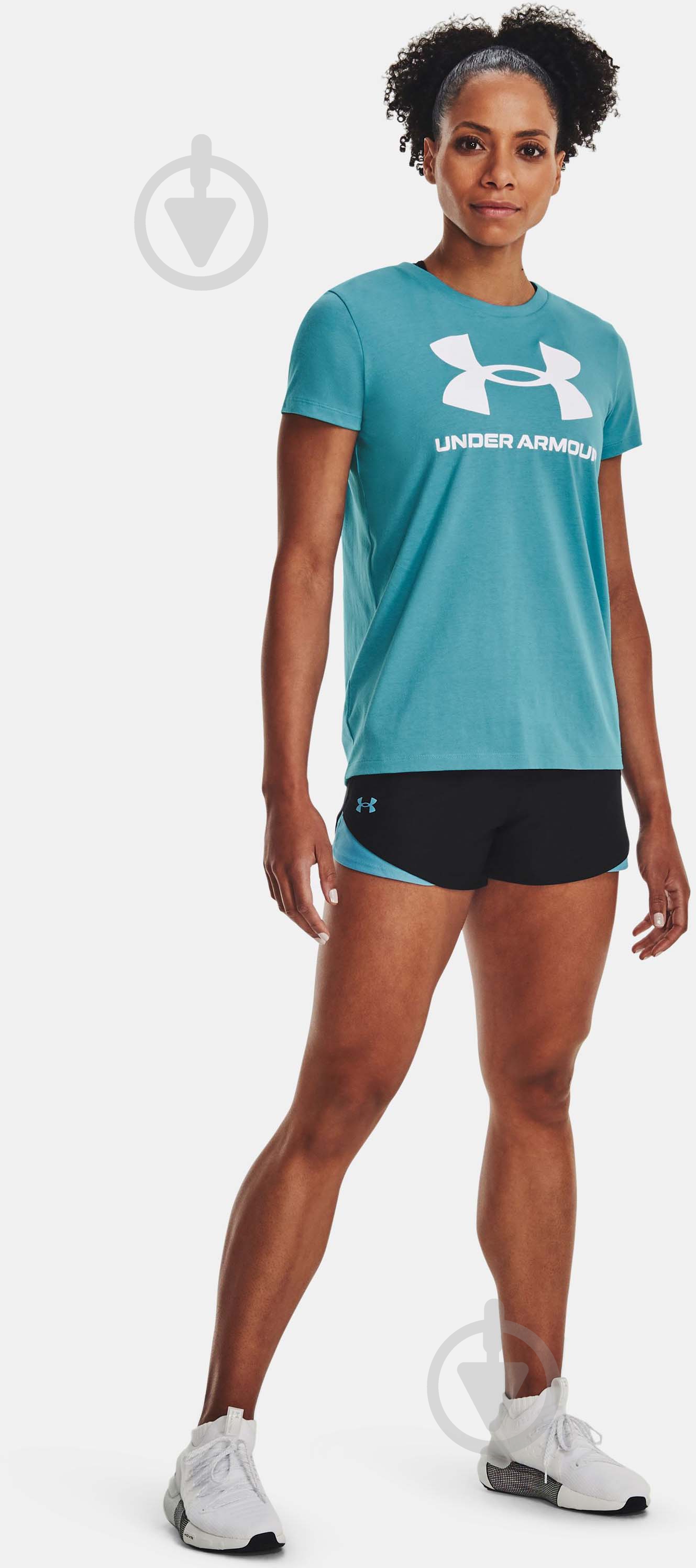Футболка Under Armour SPORTSTYLE LOGO SS 1356305-433 р.XS бежевий - фото 3