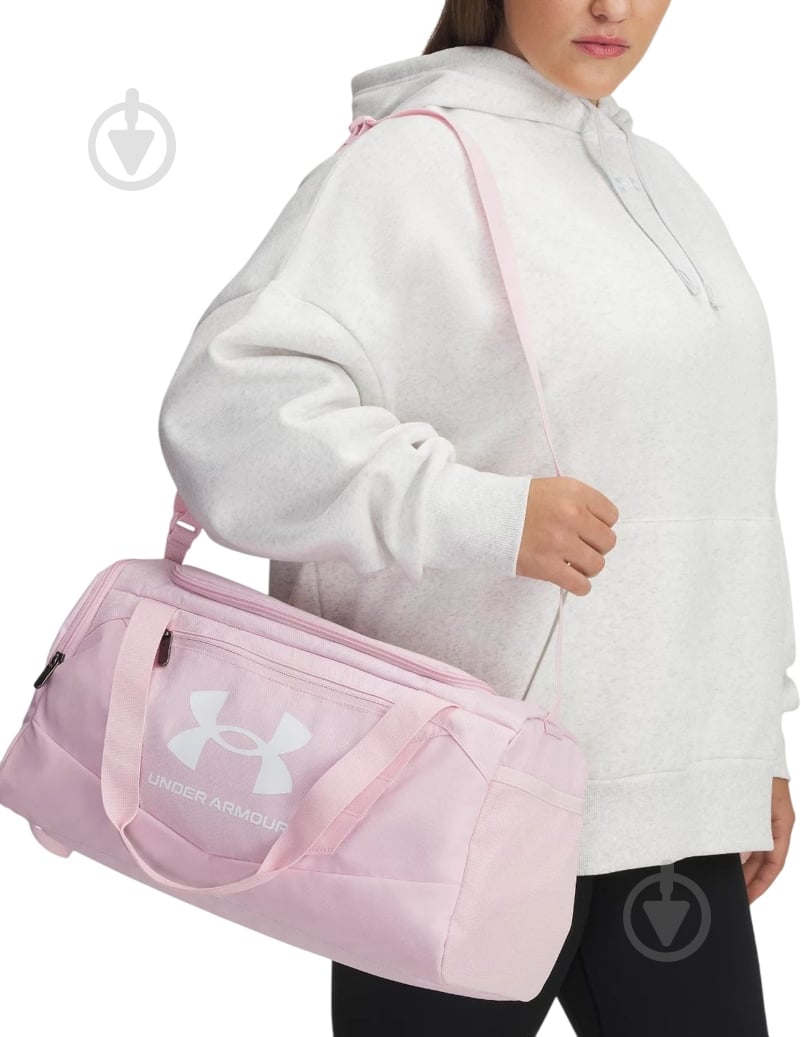 Спортивная сумка Under Armour Undeniable 5.0 Duffle XS 1369221-648 розовый - фото 2 Спортивная сумка Under Armour Undeniable 5.0 Duffle XS 1369221-648 розовый - фото 2