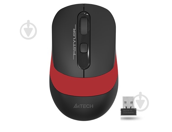 Мышь A4Tech Fstyler, USB, 2000dpi FG10 (Red) - фото 1 Мышь A4Tech Fstyler, USB, 2000dpi FG10 (Red) - фото 1