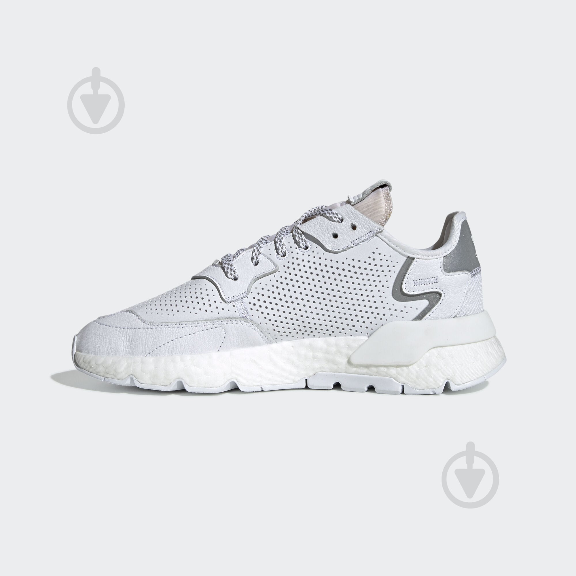 Кроссовки мужские демисезонные Adidas NITE JOGGER EF5401 р.47 1/3 белые - фото 5 Кроссовки мужские демисезонные Adidas NITE JOGGER EF5401 р.47 1/3 белые - фото 5