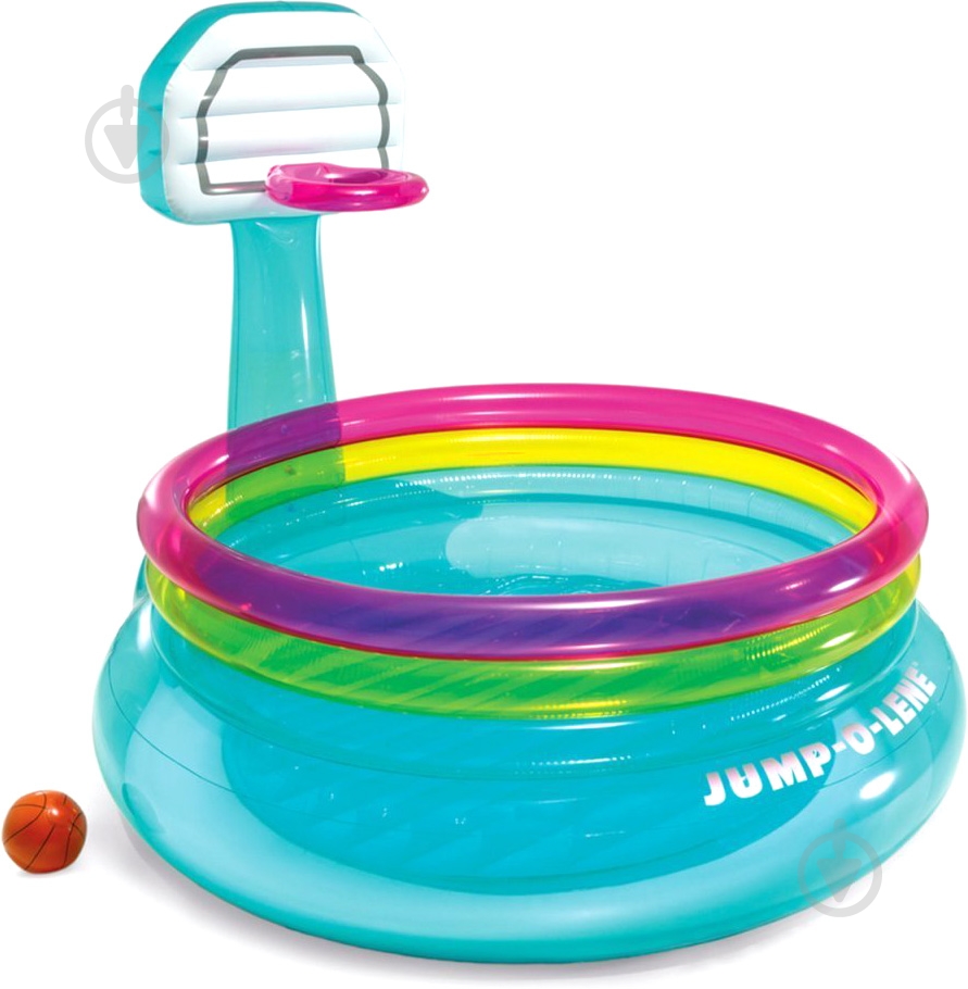 Бассейн надувной Intex Батут 196х180х152 см - фото 1 Бассейн надувной Intex Батут 196х180х152 см - фото 1