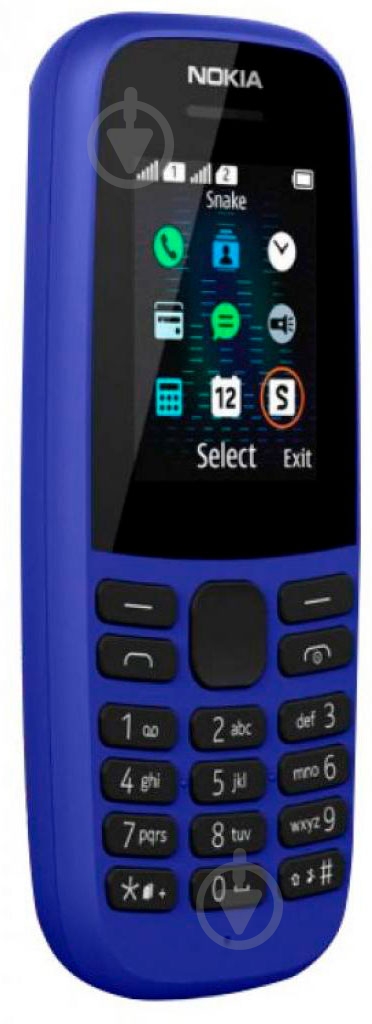 Мобильный телефон Nokia 105 DS 2019 blue TA-1174 - фото 2