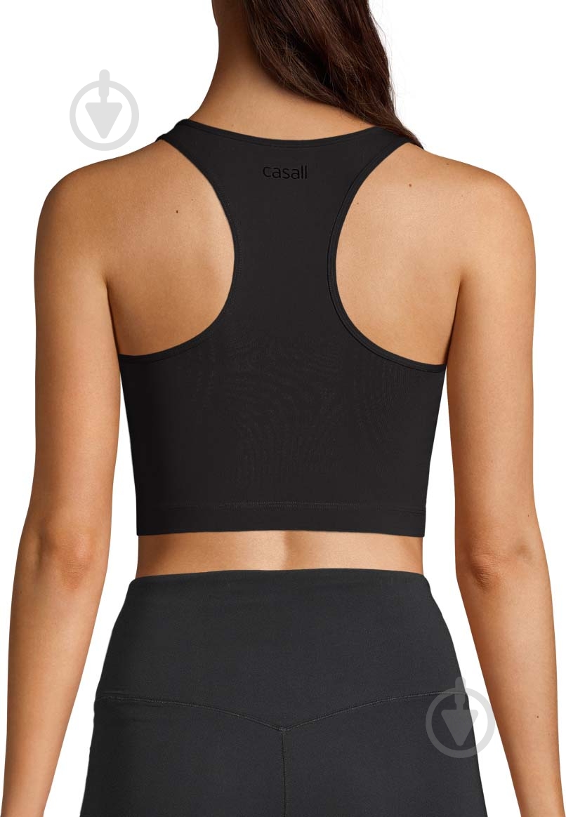 Бра Casall Crop Square Neck Sports Top 22112-901 р.40 чорний - фото 2 Бра Casall Crop Square Neck Sports Top 22112-901 р.40 чорний - фото 2